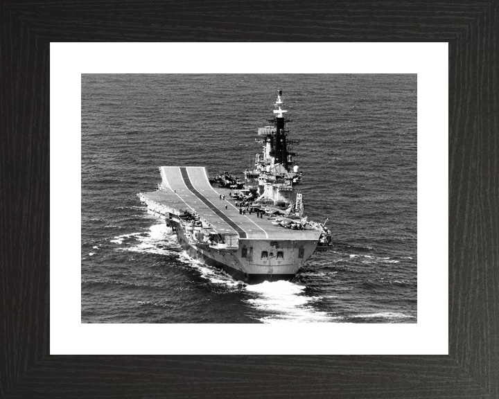 HMS Hermes R12 Centaur Class Aircraft Carrier March 1982