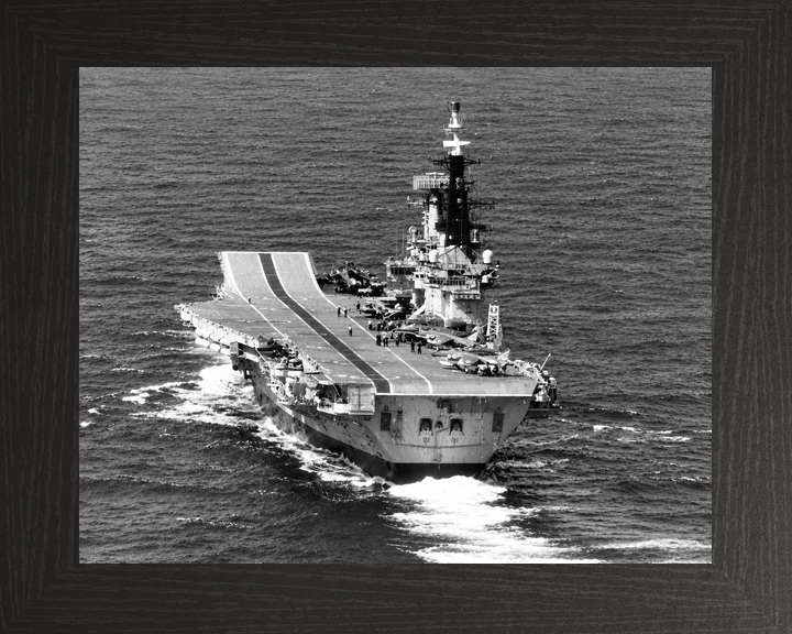 HMS Hermes R12 Centaur Class Aircraft Carrier March 1982