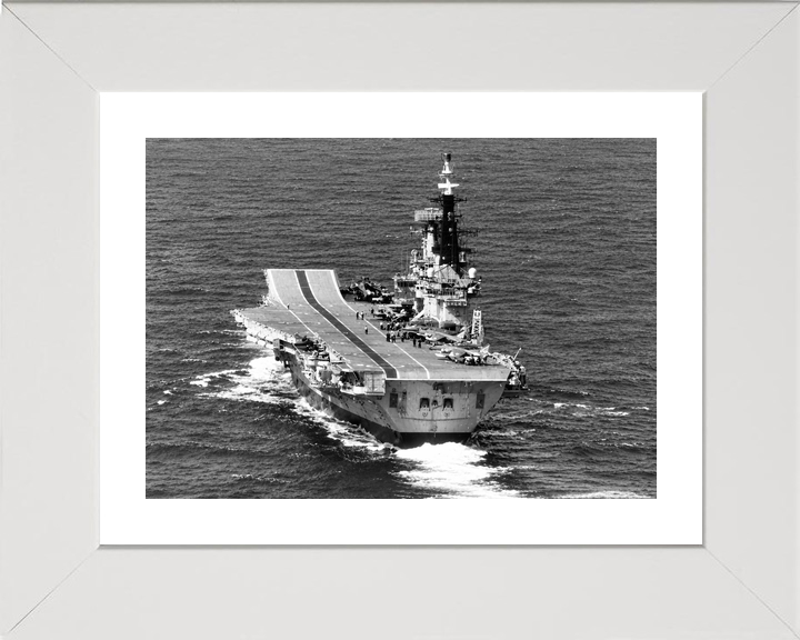 HMS Hermes R12 Centaur Class Aircraft Carrier March 1982