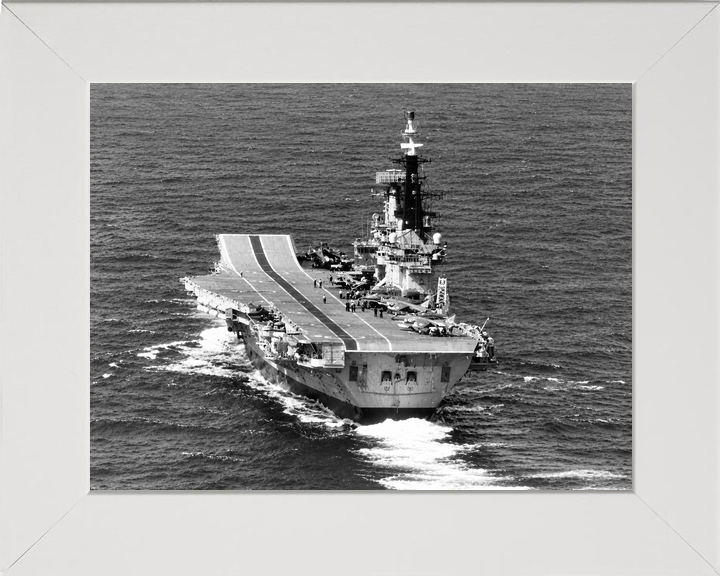 HMS Hermes R12 Centaur Class Aircraft Carrier March 1982