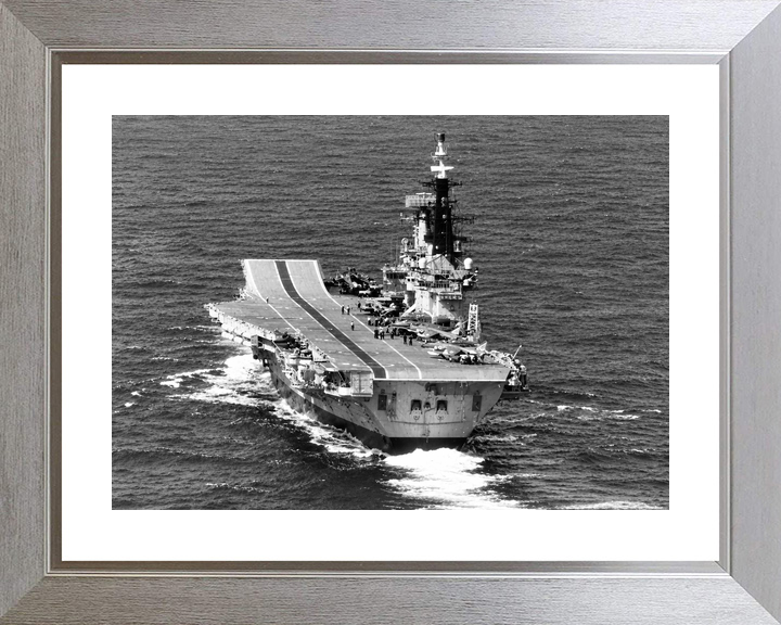 HMS Hermes R12 Centaur Class Aircraft Carrier March 1982
