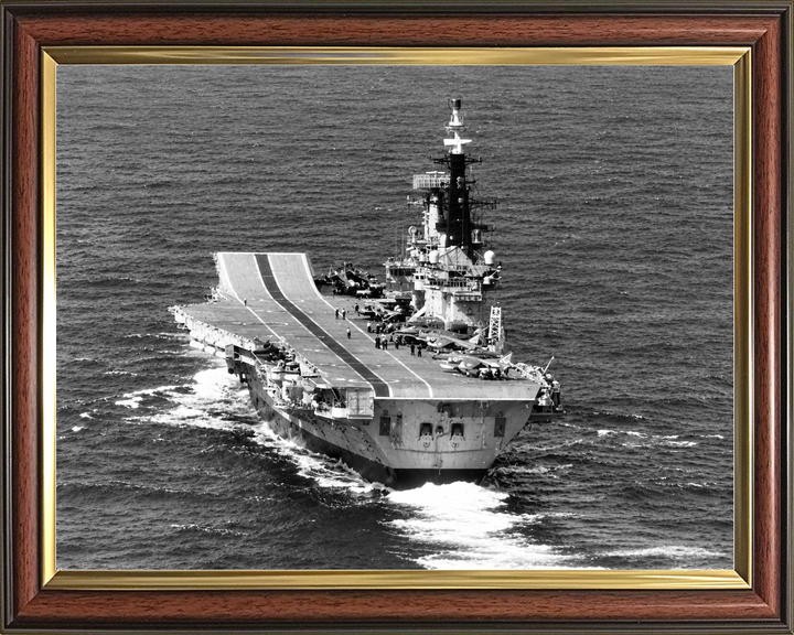 HMS Hermes R12 Centaur Class Aircraft Carrier March 1982