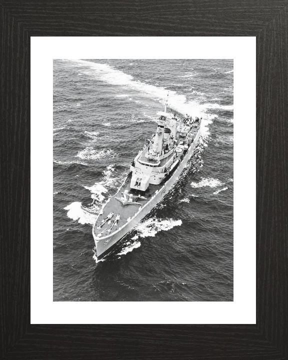HMS Aurora F10 Leander Class Frigate 1972 At Sea