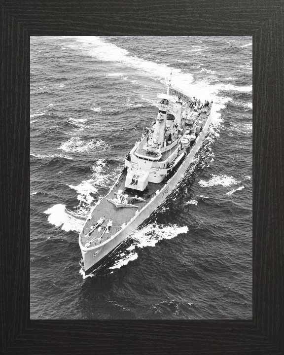 HMS Aurora F10 Leander Class Frigate 1972 At Sea