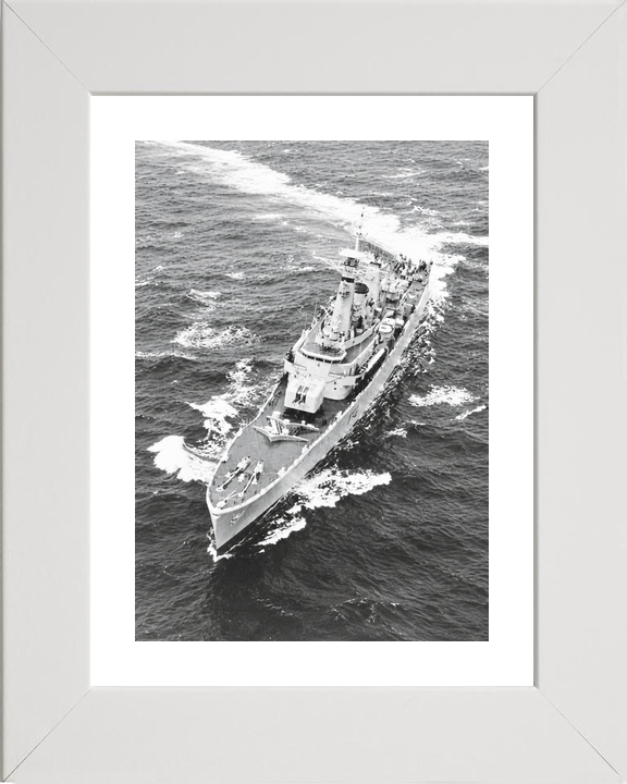 HMS Aurora F10 Leander Class Frigate 1972 At Sea