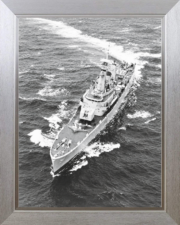 HMS Aurora F10 Leander Class Frigate 1972 At Sea