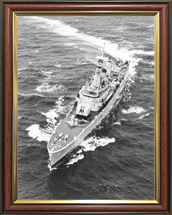 HMS Aurora F10 Leander Class Frigate 1972 At Sea