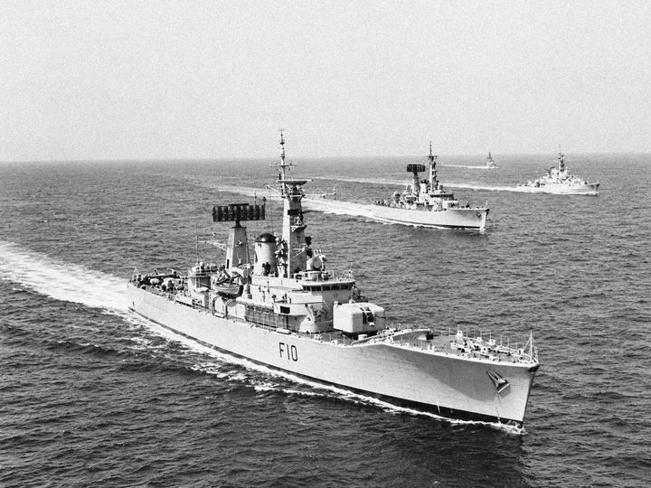 HMS Aurora F10 Leander Class Frigate 1972 NATO Squadron