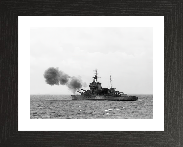 HMS Warspite 03 Queen Elizabeth Class Battleship 1944 Photo Print - Posters, Prints, & Visual Artwork - by Hampshire Prints (image 2 of 9)
