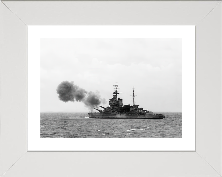 HMS Warspite 03 Queen Elizabeth Class Battleship 1944 Photo Print - Posters, Prints, & Visual Artwork - by Hampshire Prints (image 4 of 9)