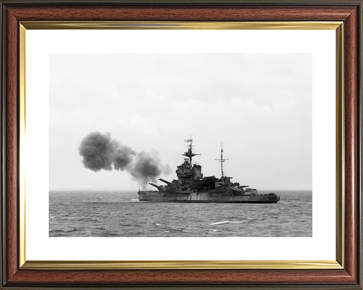 HMS Warspite 03 Queen Elizabeth Class Battleship 1944 Photo Print - Posters, Prints, & Visual Artwork - by Hampshire Prints (image 8 of 9)
