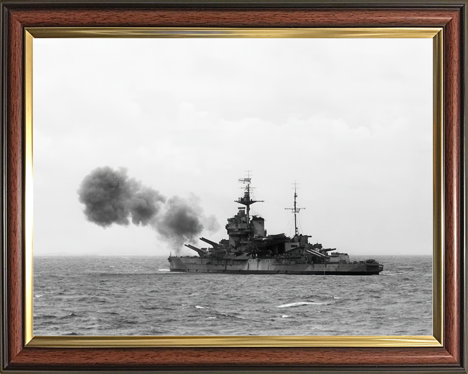 HMS Warspite 03 Queen Elizabeth Class Battleship 1944 Photo Print - Posters, Prints, & Visual Artwork - by Hampshire Prints (image 9 of 9)