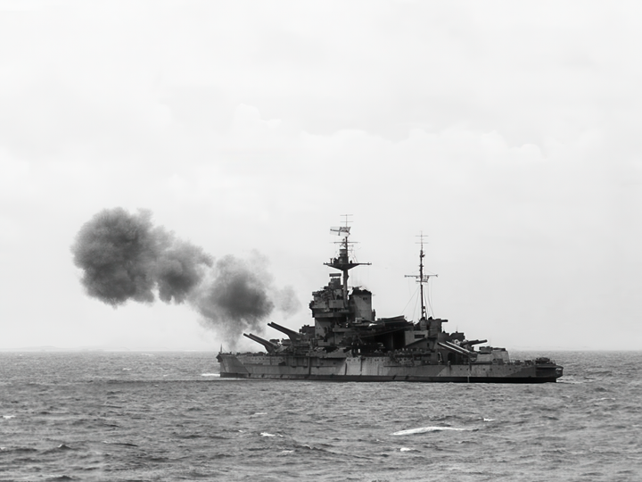HMS Warspite 03 Queen Elizabeth Class Battleship 1944 Photo Print - Posters, Prints, & Visual Artwork - by Hampshire Prints (image 1 of 9)