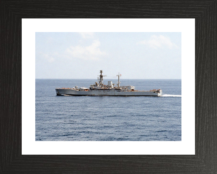 HMS Jupiter F60 Leander Class Frigate September 1985 Port Side