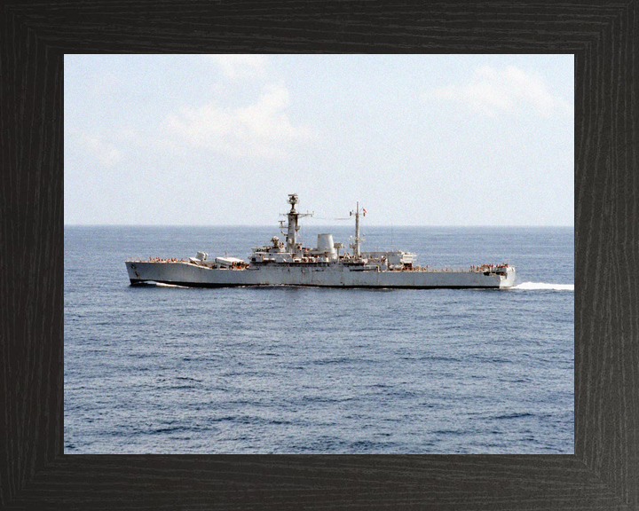 HMS Jupiter F60 Leander Class Frigate September 1985 Port Side