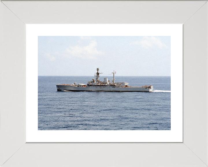 HMS Jupiter F60 Leander Class Frigate September 1985 Port Side
