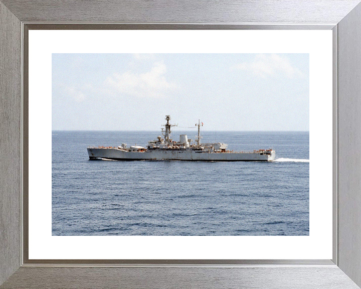 HMS Jupiter F60 Leander Class Frigate September 1985 Port Side