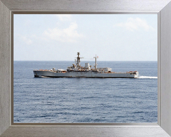 HMS Jupiter F60 Leander Class Frigate September 1985 Port Side