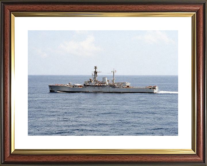 HMS Jupiter F60 Leander Class Frigate September 1985 Port Side