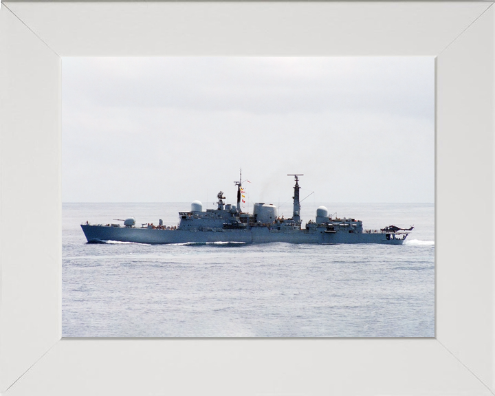 HMS Exeter D89 Type 42 Destroyer 26 September 1985 Port Side