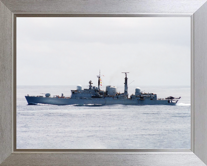 HMS Exeter D89 Type 42 Destroyer 26 September 1985 Port Side