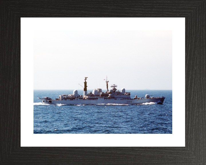 HMS Exeter D89 Type 42 Destroyer 1 October 1987 Starboard Side