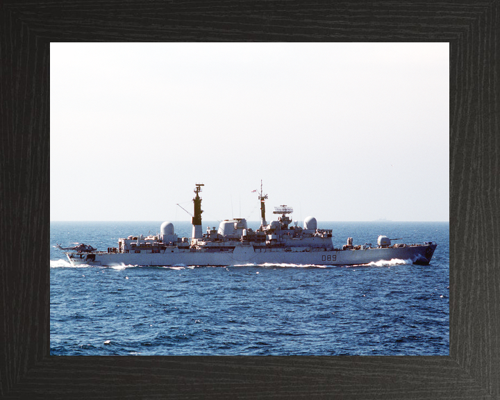 HMS Exeter D89 Type 42 Destroyer 1 October 1987 Starboard Side