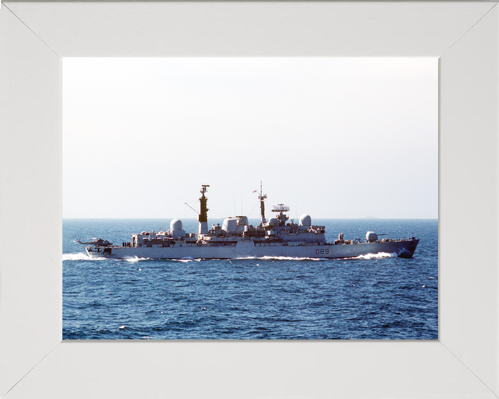 HMS Exeter D89 Type 42 Destroyer 1 October 1987 Starboard Side