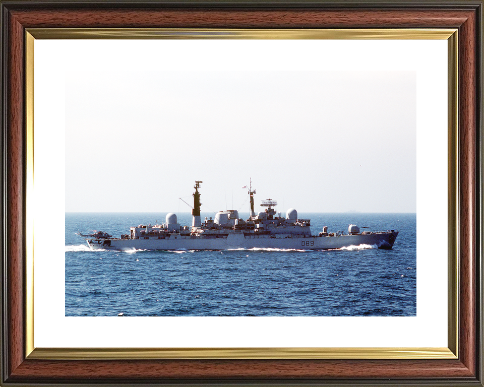 HMS Exeter D89 Type 42 Destroyer 1 October 1987 Starboard Side