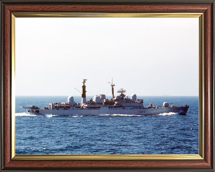 HMS Exeter D89 Type 42 Destroyer 1 October 1987 Starboard Side