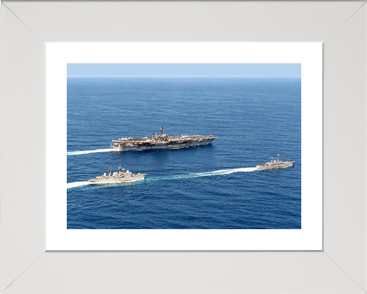 HMS Exeter D89 Type 42 Destroyer 26 September 1985 With HMS Jupiter
