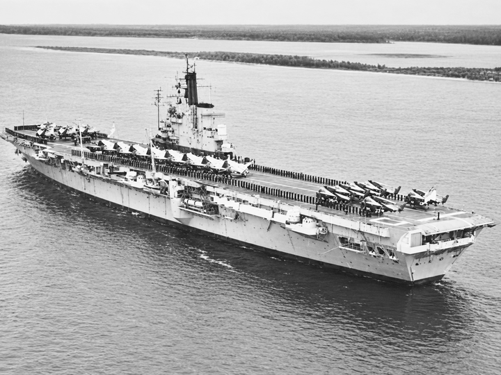 HMS Centaur R06 Centaur Class Carrier 1962