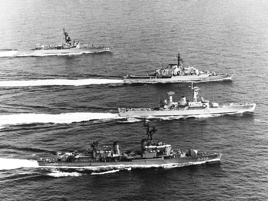 HMS Charybdis F75 Leander Class Frigate 1979
