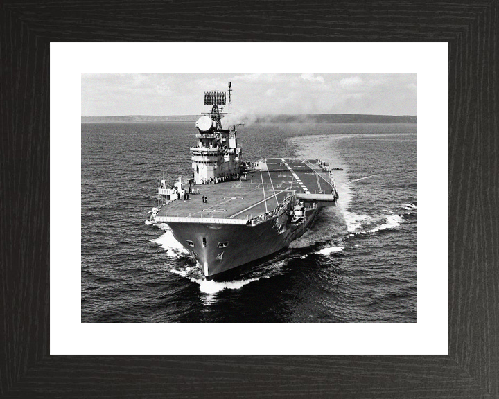 HMS Eagle R05 Audacious Class Aircraft Carrier 1964 Bow View