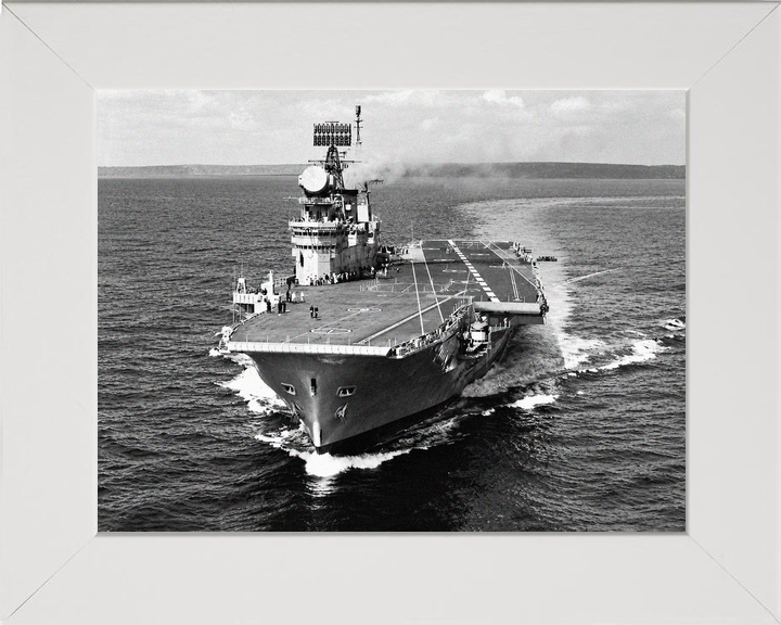 HMS Eagle R05 Audacious Class Aircraft Carrier 1964 Bow View