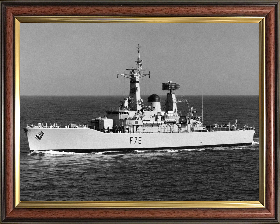 HMS Charybdis F75 Leander Class Frigate c1974