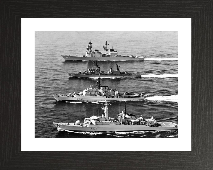 HMS Active F171 Type 21 Frigate June 1986 Exercise Tridente