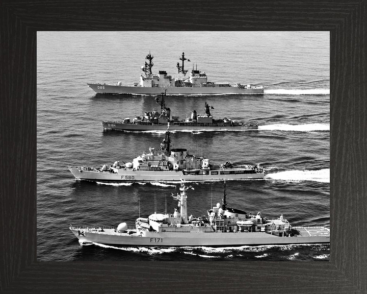 HMS Active F171 Type 21 Frigate June 1986 Exercise Tridente