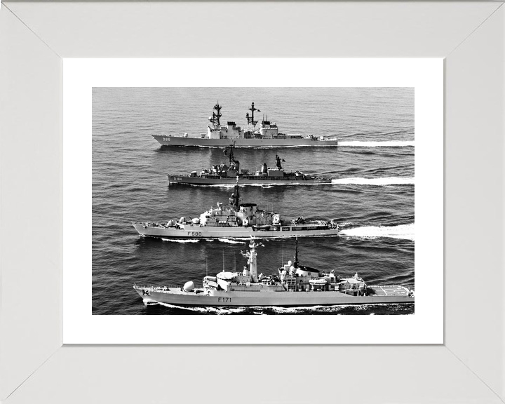 HMS Active F171 Type 21 Frigate June 1986 Exercise Tridente