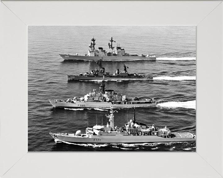 HMS Active F171 Type 21 Frigate June 1986 Exercise Tridente