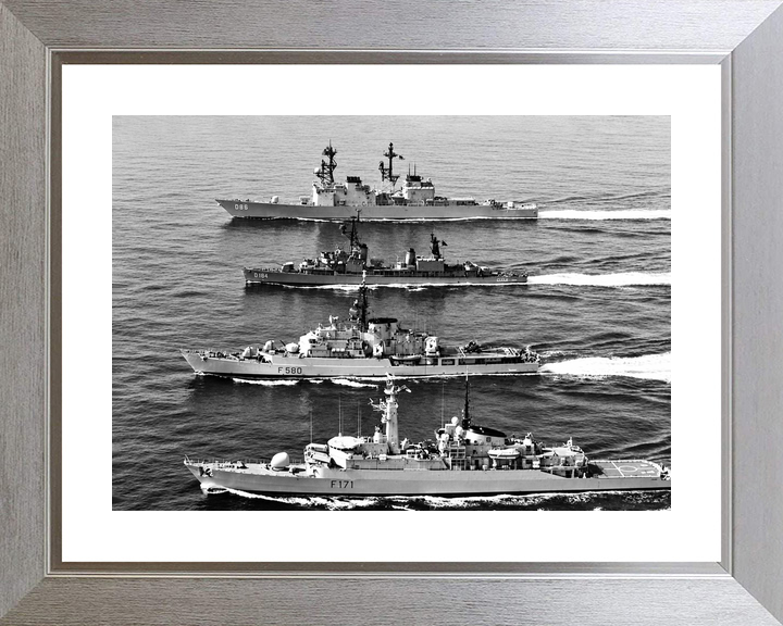 HMS Active F171 Type 21 Frigate June 1986 Exercise Tridente