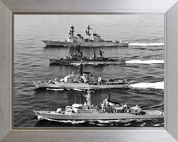 HMS Active F171 Type 21 Frigate June 1986 Exercise Tridente
