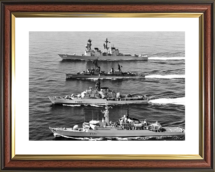 HMS Active F171 Type 21 Frigate June 1986 Exercise Tridente