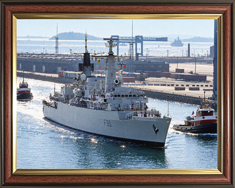HMS Brilliant F90 Type 22 Frigate September 1985