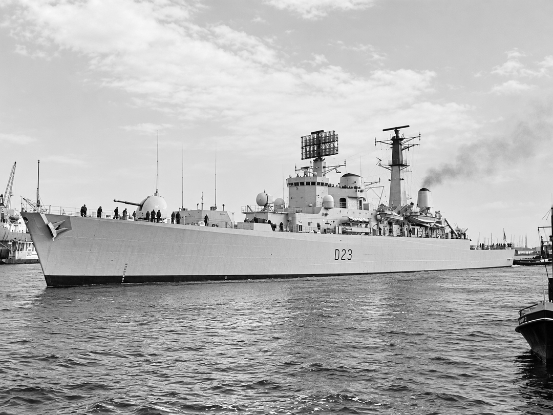 HMS Bristol D23 Type 82 Destroyer Amsterdam 1973