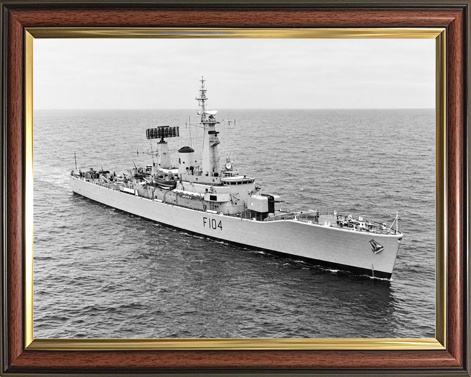 HMS Dido F104 Leander Class Frigate September 1971