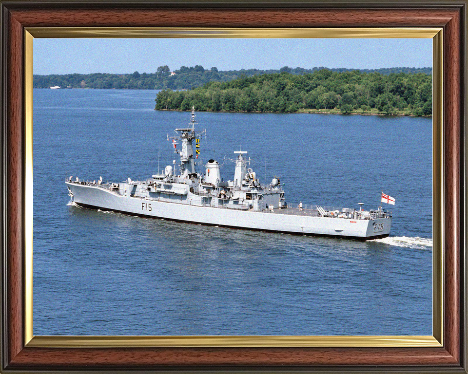 HMS Euryalus F15 Leander Class Frigate Potomac 1987