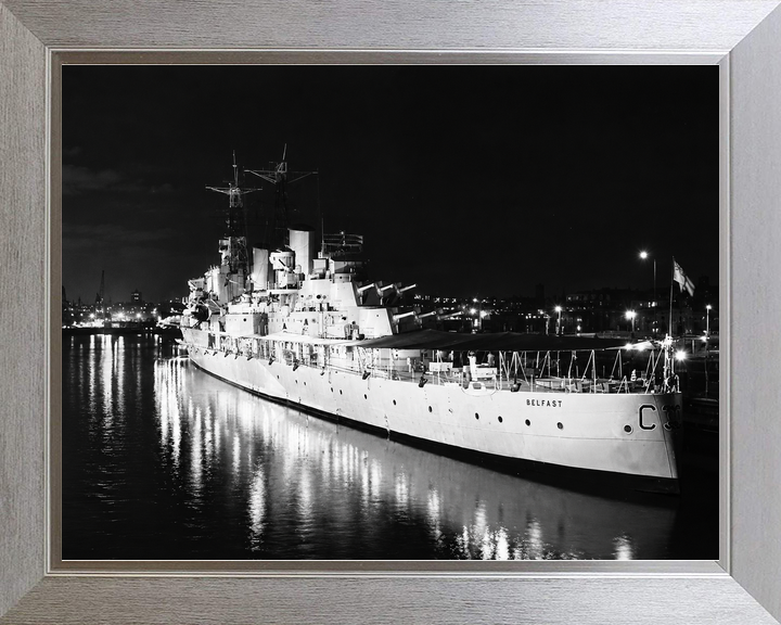 HMS Belfast C35 Town Class Light Cruiser Hawaii 1962