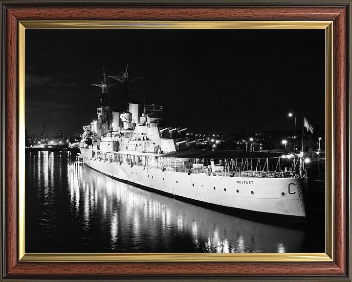 HMS Belfast C35 Town Class Light Cruiser Hawaii 1962