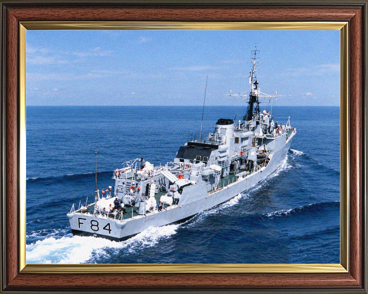 HMS Exmouth F84 Blackwood Class Frigate 1972
